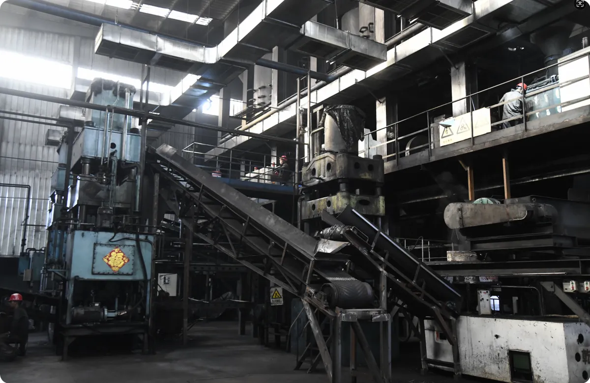 Pelletized activated carbon production line at Qizhong Chemical